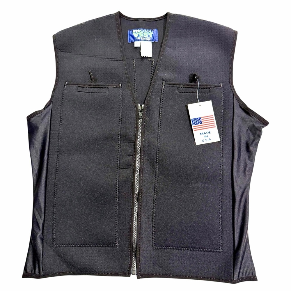 STACOOL Black Cooling Under Vest Size Medium Unisex Fire Retardant  Body Cooling